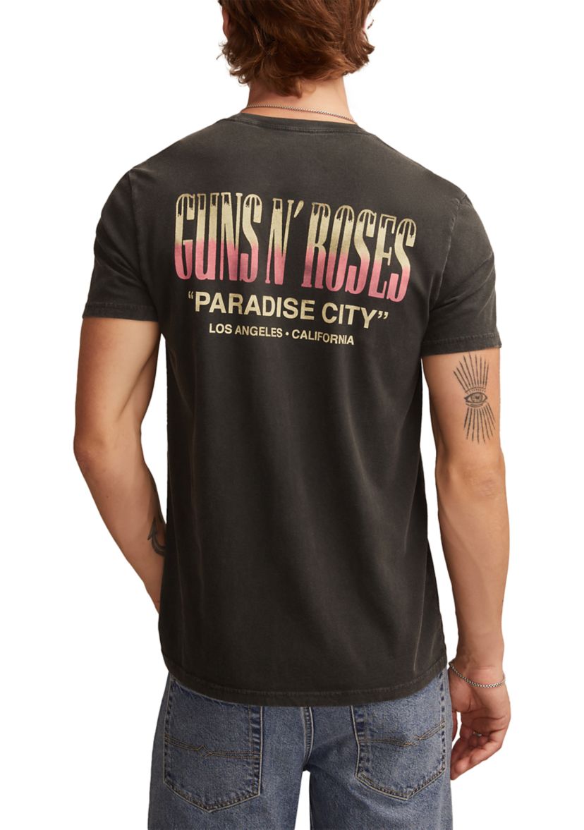 Guns N Roses Cross Graphic T-Shirt 