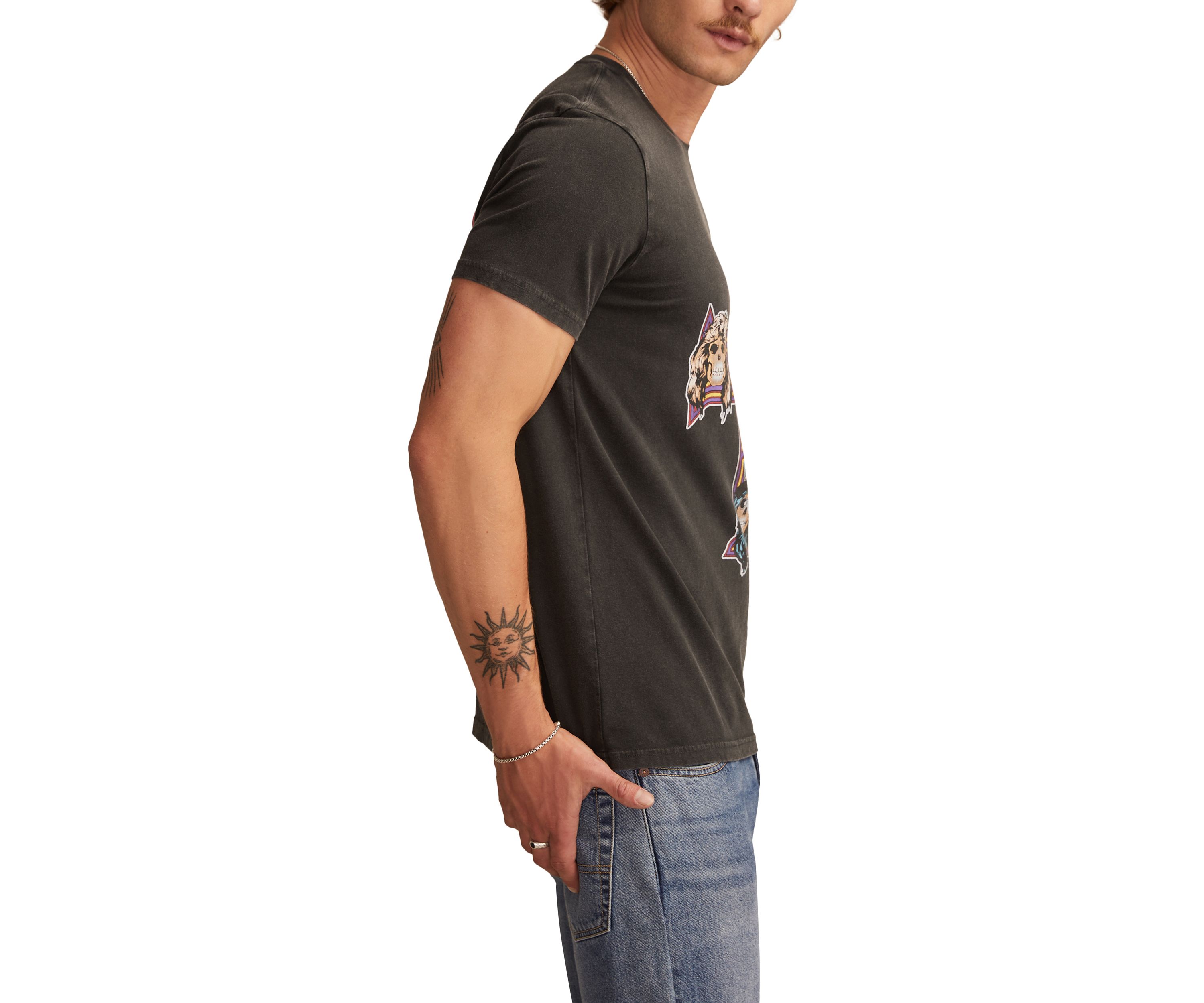 Guns N Roses Cross Graphic T-Shirt 