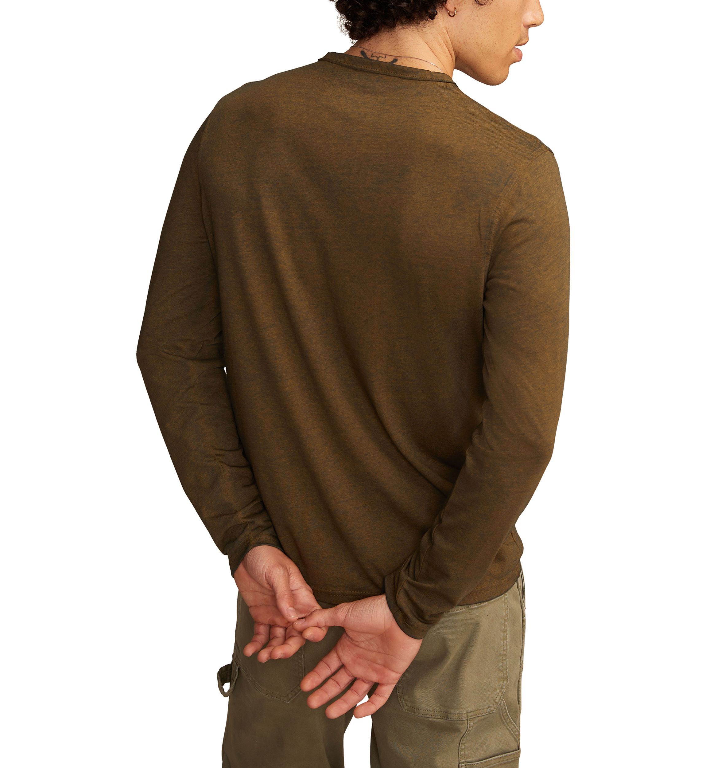 Big & Tall Venice Burnout Long Sleeve Shirt