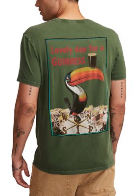 Lucky Brand Men's Big & Tall Short Sleeve Guinness at Home Graphic T-Shirt