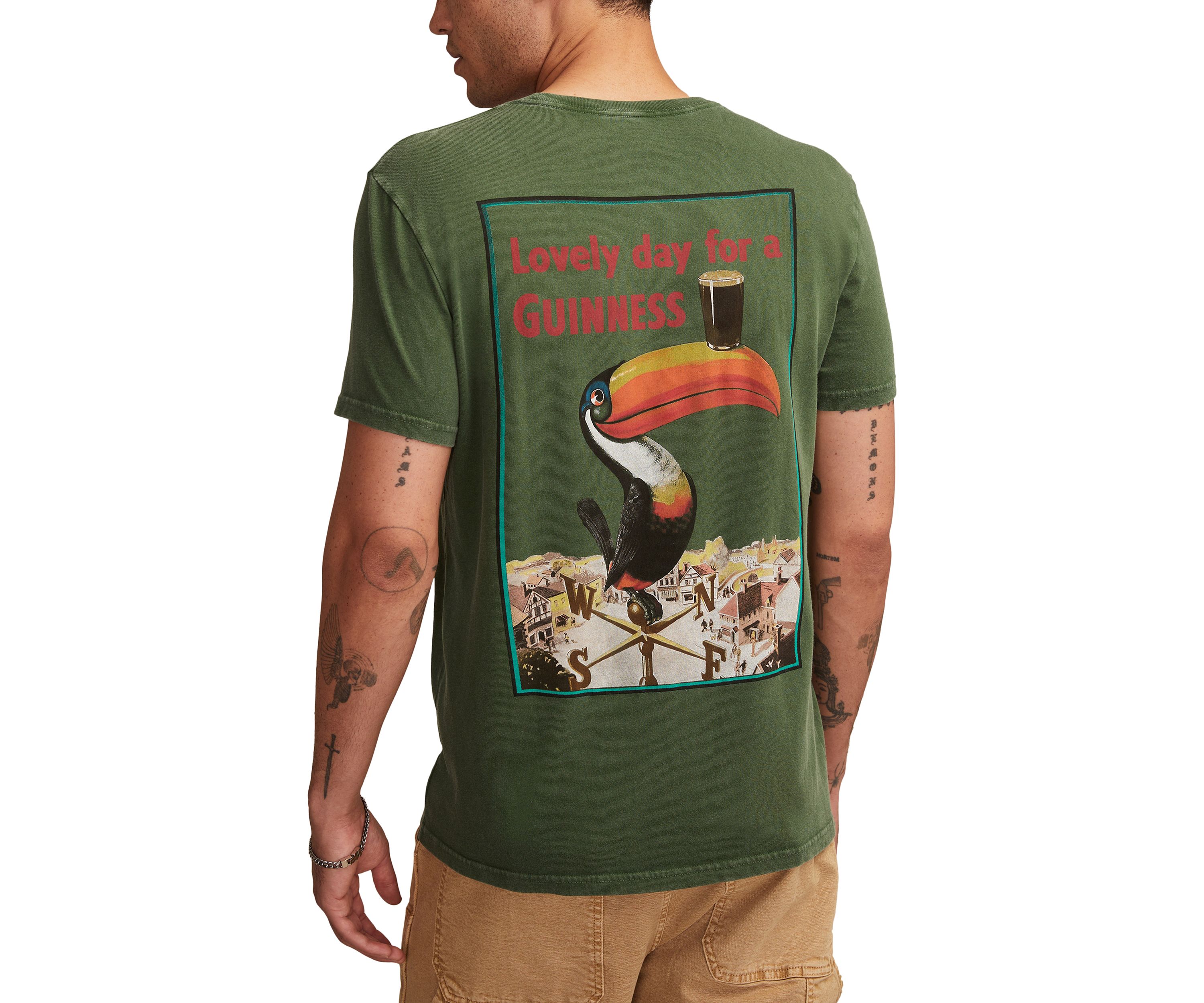 Big & Tall Short Sleeve Guinness at Home Graphic T-Shirt 