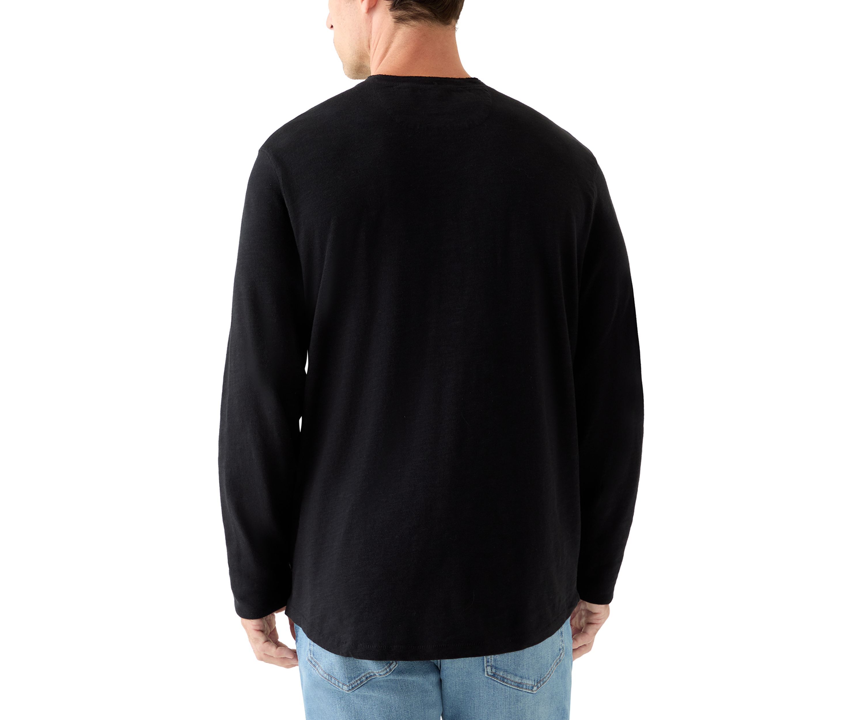 Weekend Slub Jersey Long Sleeve Henley Shirt