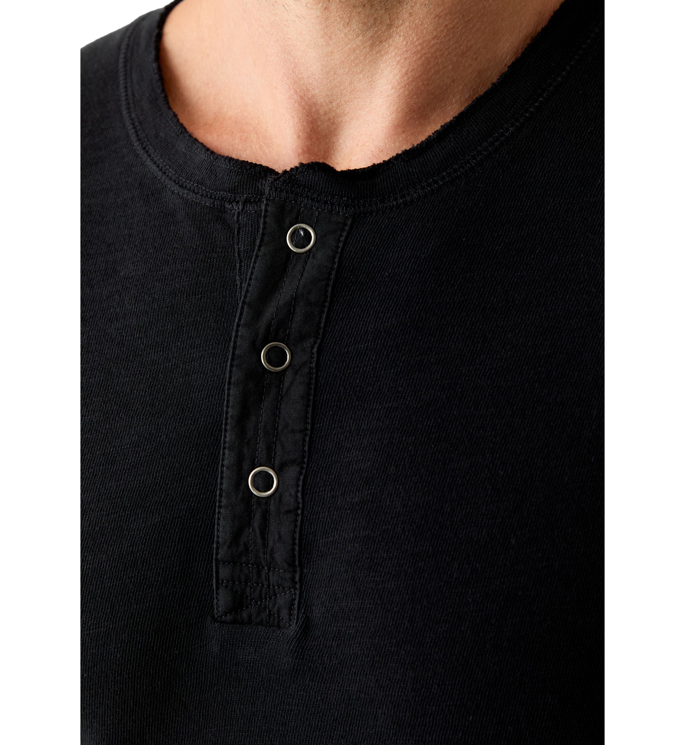 Weekend Slub Jersey Long Sleeve Henley Shirt