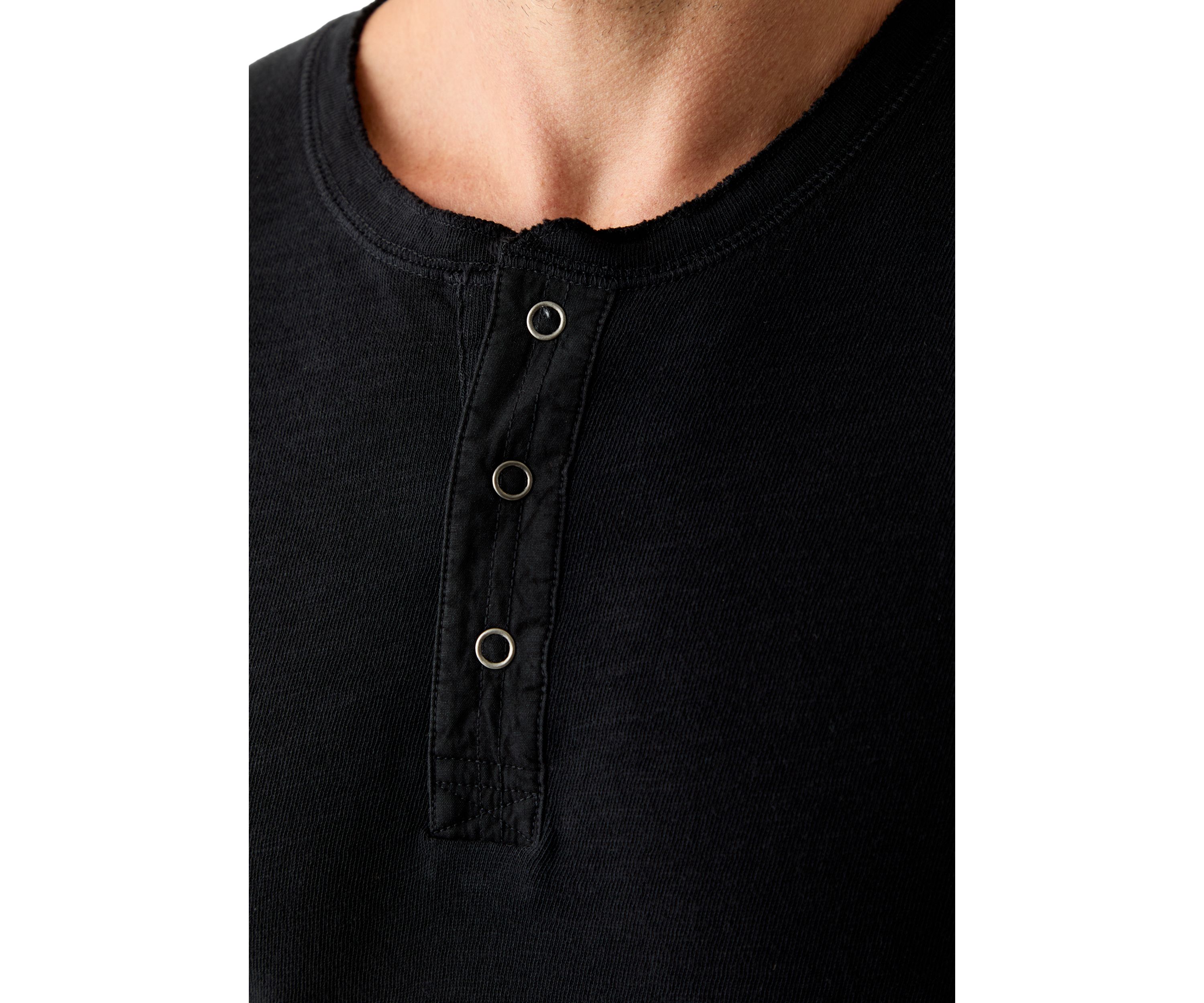 Weekend Slub Jersey Long Sleeve Henley Shirt