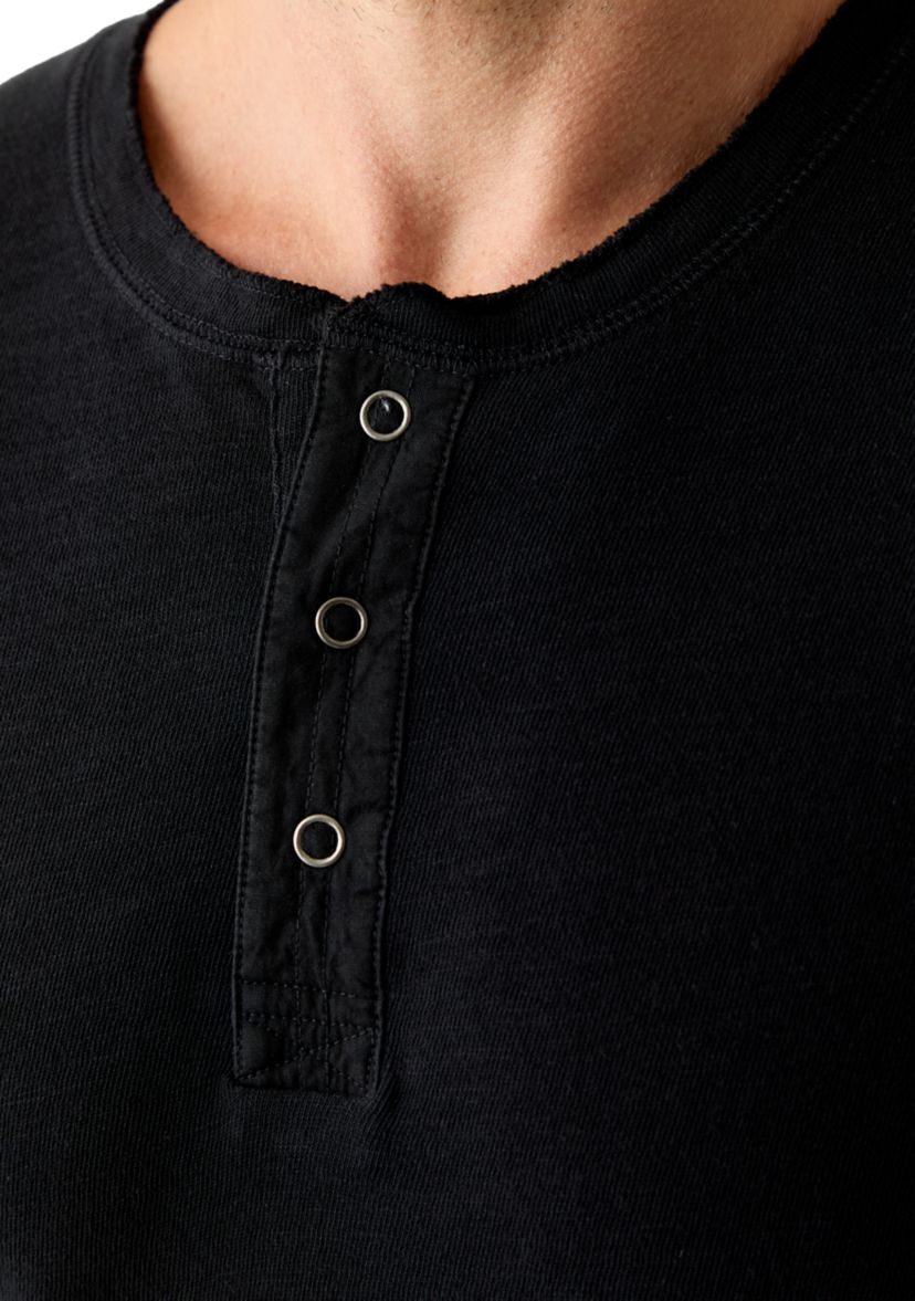 Weekend Slub Jersey Long Sleeve Henley Shirt