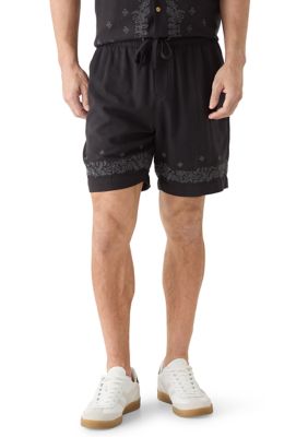 Lucky Brand Men's Bandana Print Shorts