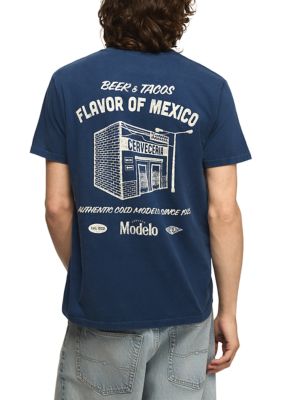 Lucky Brand Men's Modelo Cerveceria Graphic Shirt