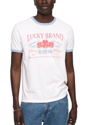 Lucky Brand Men's Graphic Title Shirt