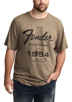 Lucky Brand Men's Big & Tall Fender Stratocaster T-Shirt