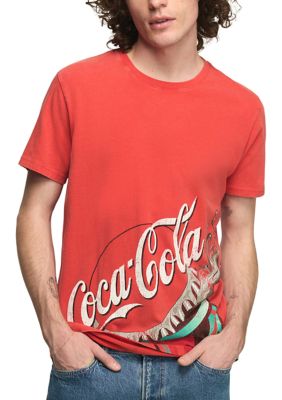 Lucky Brand Men's Coke Bottle Cap Graphic Shirt