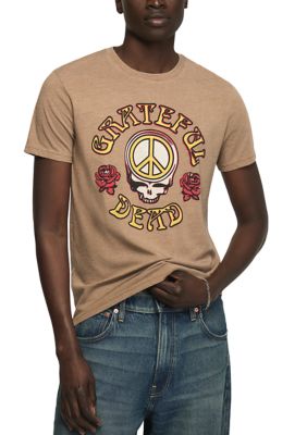 Lucky Brand Men's Grateful Dead Peace Graphic T-Shirt, Medium
