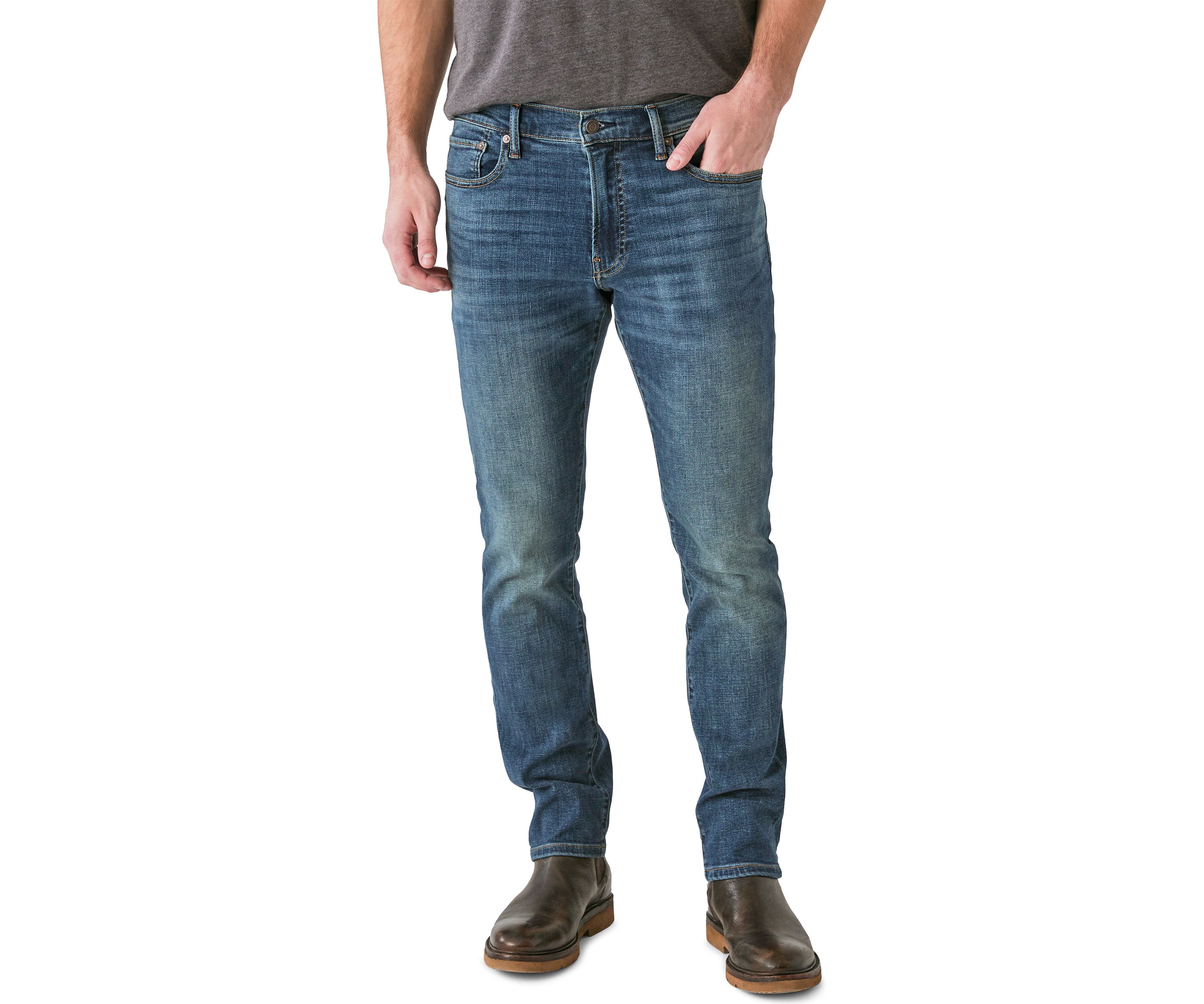 Athletic Straight Leg Jeans 