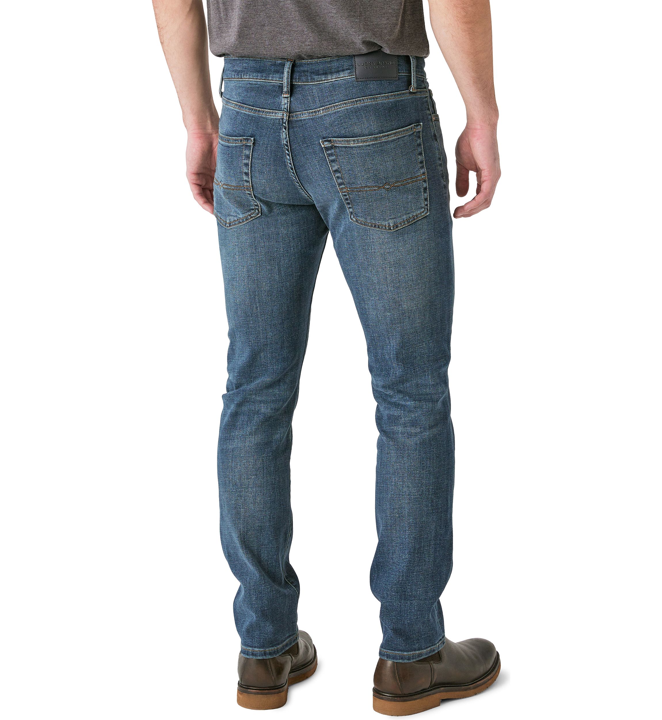 Athletic Straight Leg Jeans 
