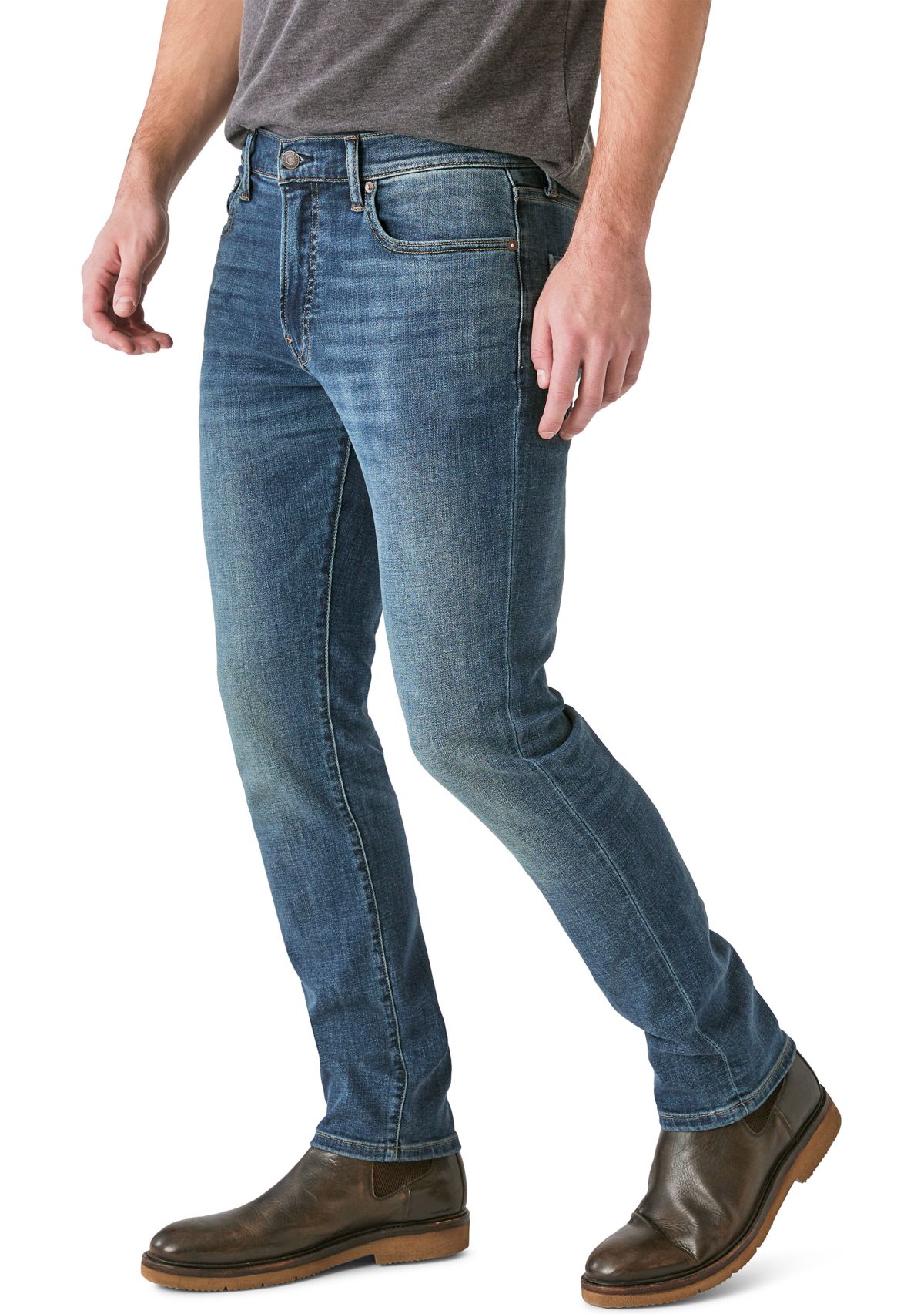 Athletic Straight Leg Jeans 