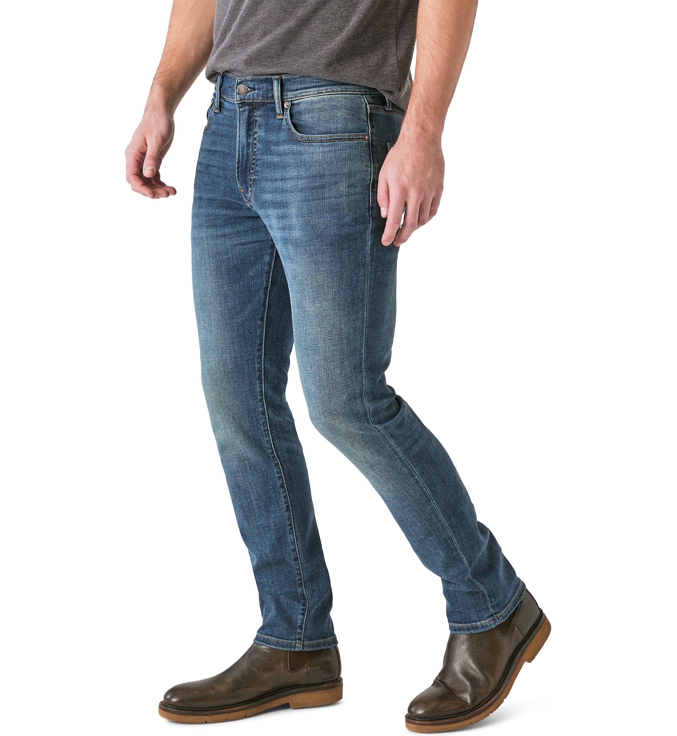 Athletic Straight Leg Jeans 