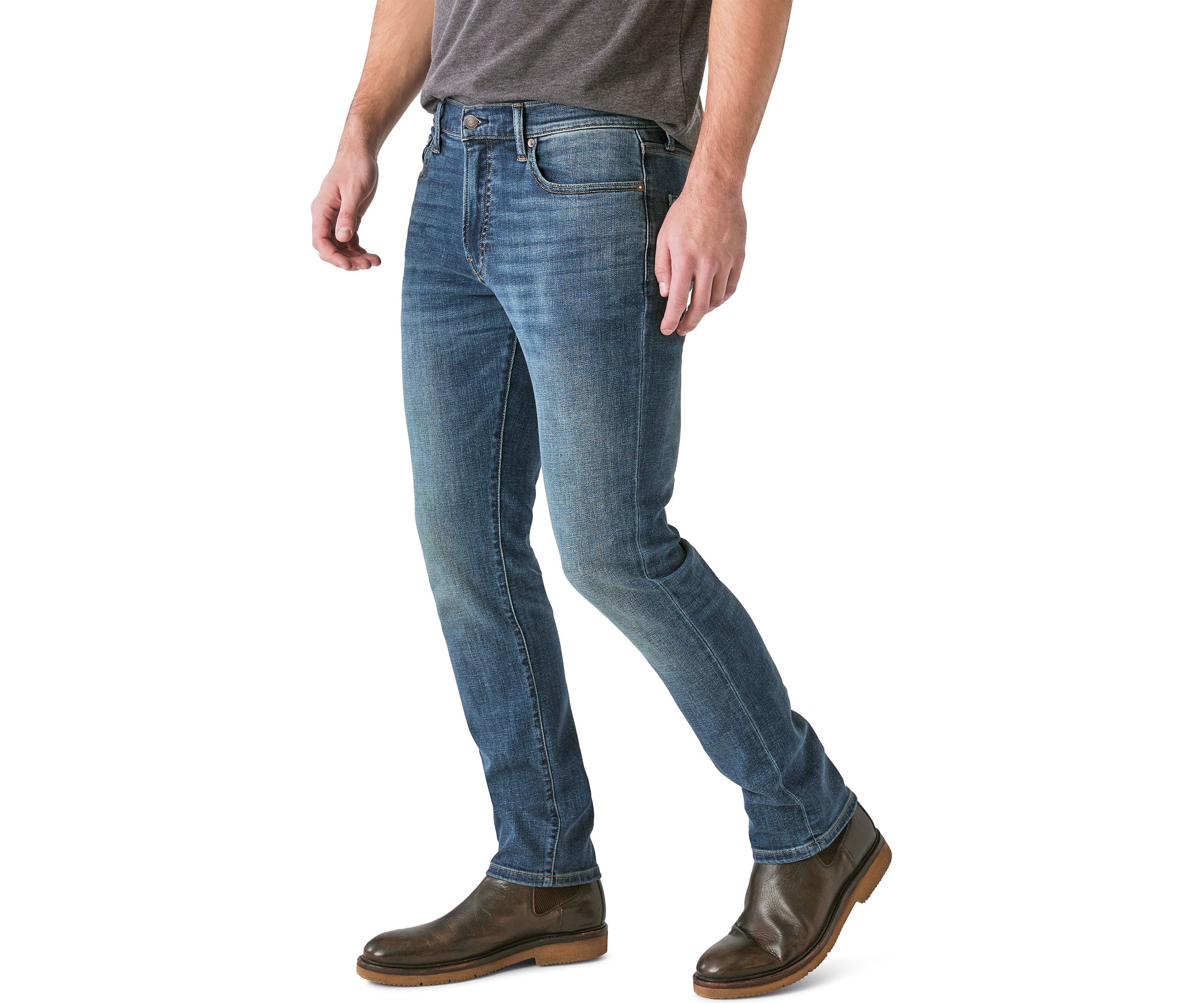 Athletic Straight Leg Jeans 