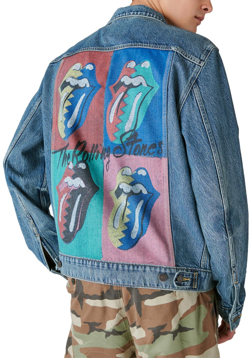Rolling Stones Demim Trucker Jacket