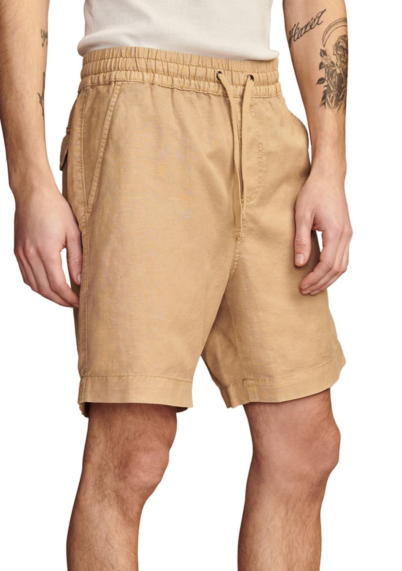 Linen Pull On Shorts