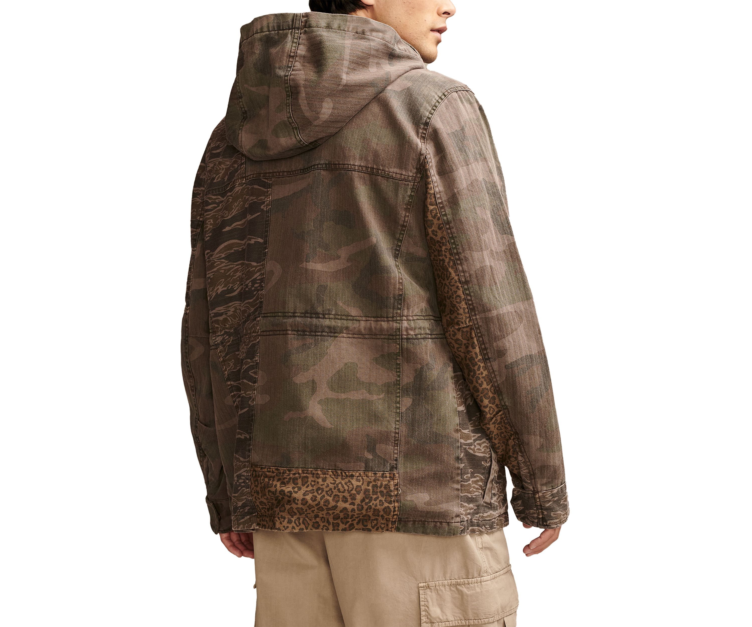 Patchwork Camo Field Jacket
