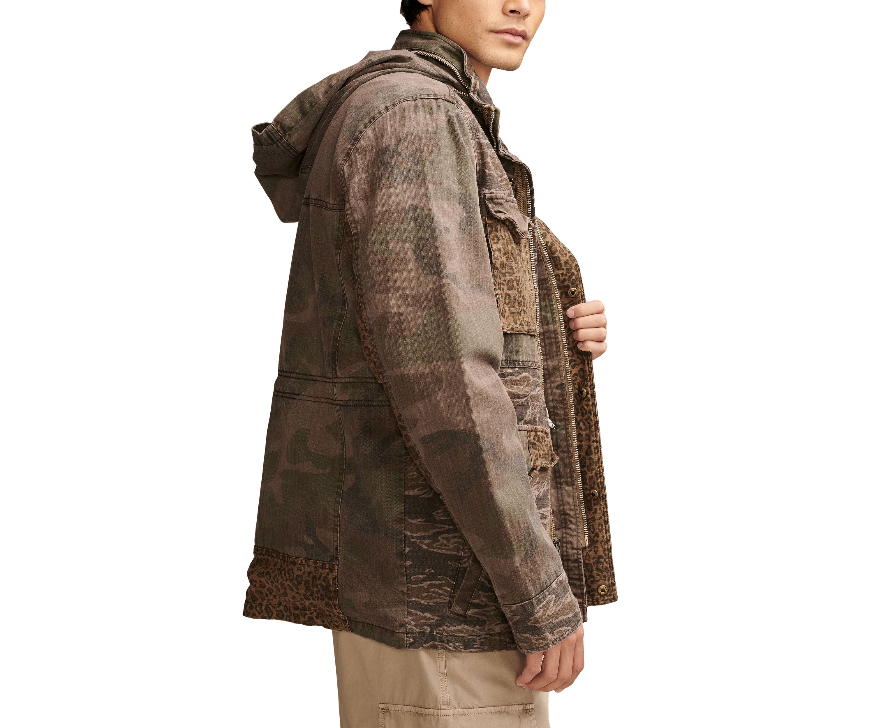 Patchwork Camo Field Jacket