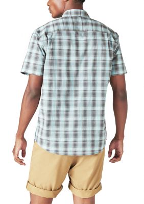 Juniors' Plaid Workwear Shirt