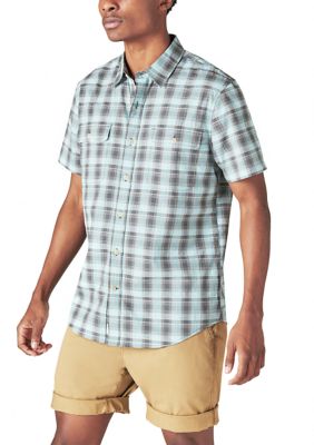 Juniors' Plaid Workwear Shirt