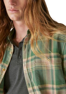 Plaid Twill Workwear Shirt