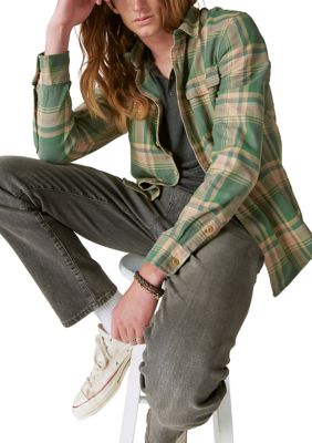 Plaid Twill Workwear Shirt