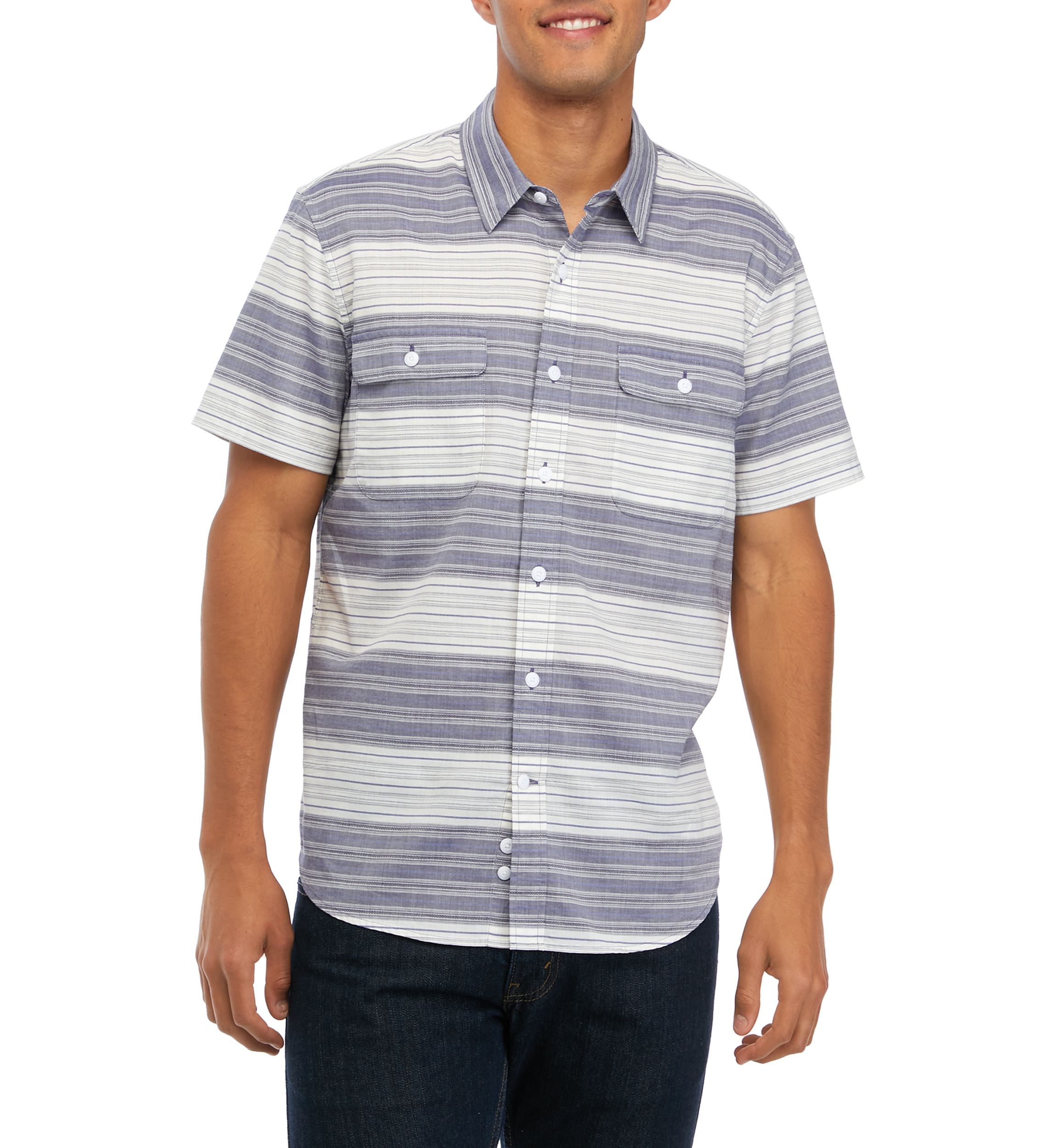 Striped Short Sleeve Shirt 