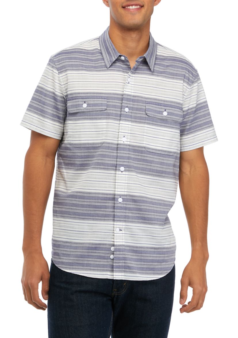 Striped Short Sleeve Shirt 
