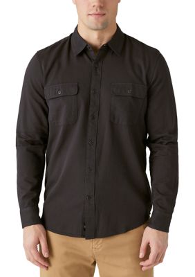 Lucky Brand Men's Lived In Long Sleeve Workwear Shirt, 2XL