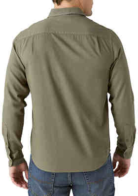 Lucky Brand Indigo Plaid Western Long Sleeve Shirt