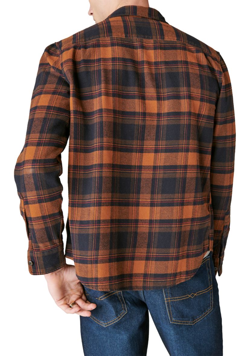 Plaid Utility Cloud Soft Long Sleeve Flannel