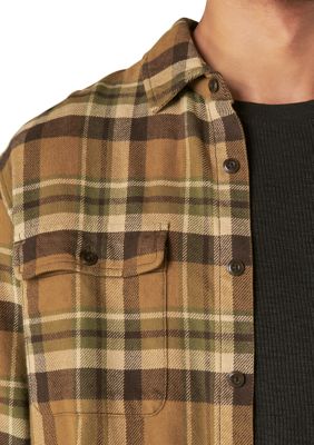 Plaid Utility Cloud Soft Long Sleeve Flannel