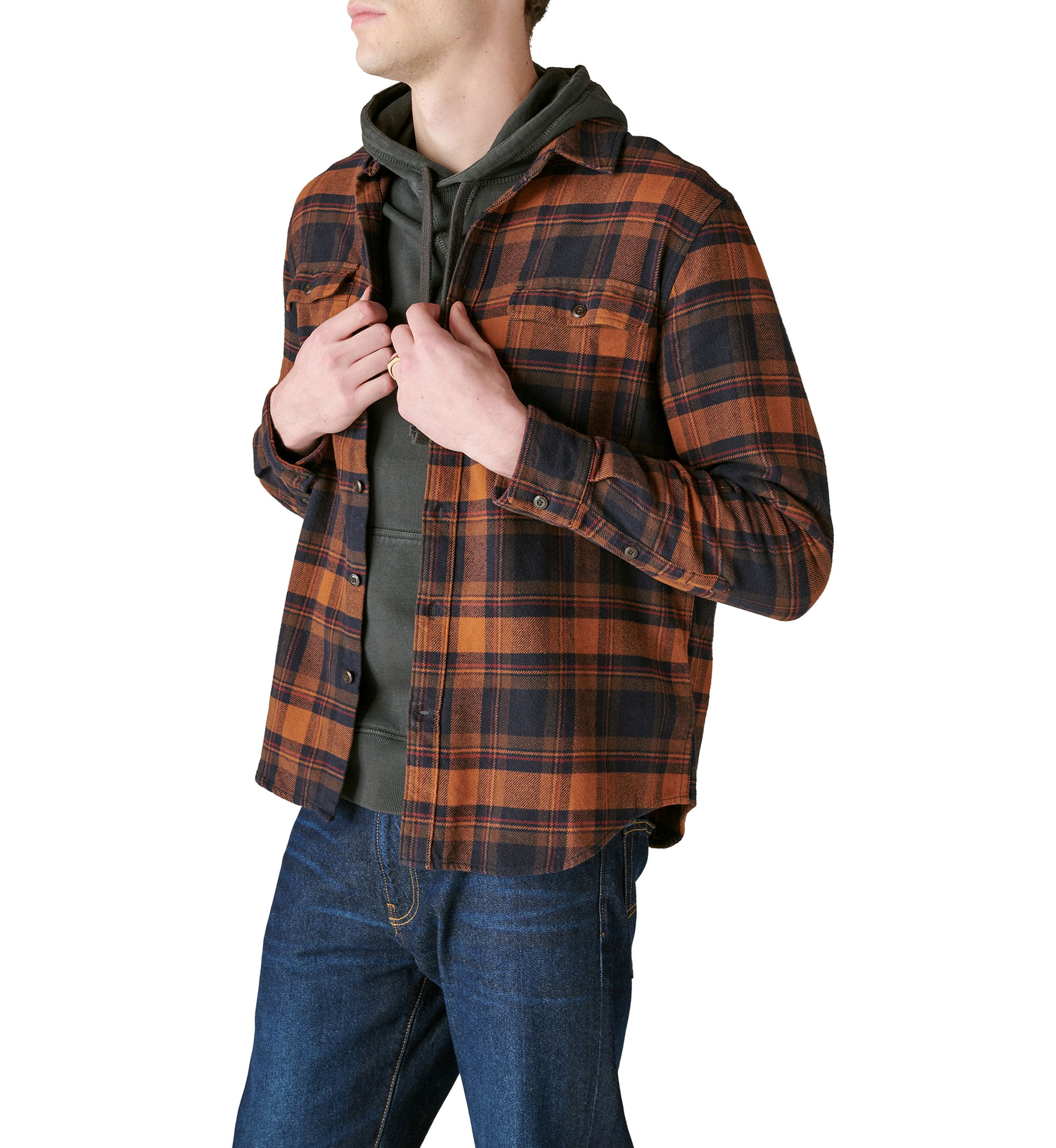 Plaid Utility Cloud Soft Long Sleeve Flannel