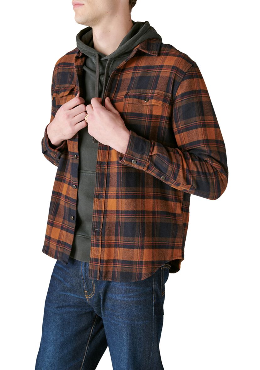 Plaid Utility Cloud Soft Long Sleeve Flannel