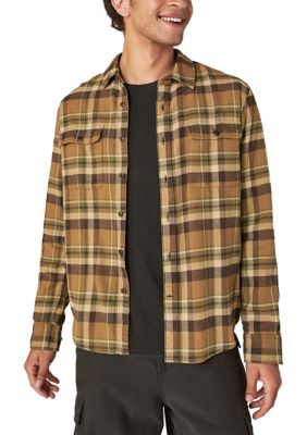 Plaid Utility Cloud Soft Long Sleeve Flannel