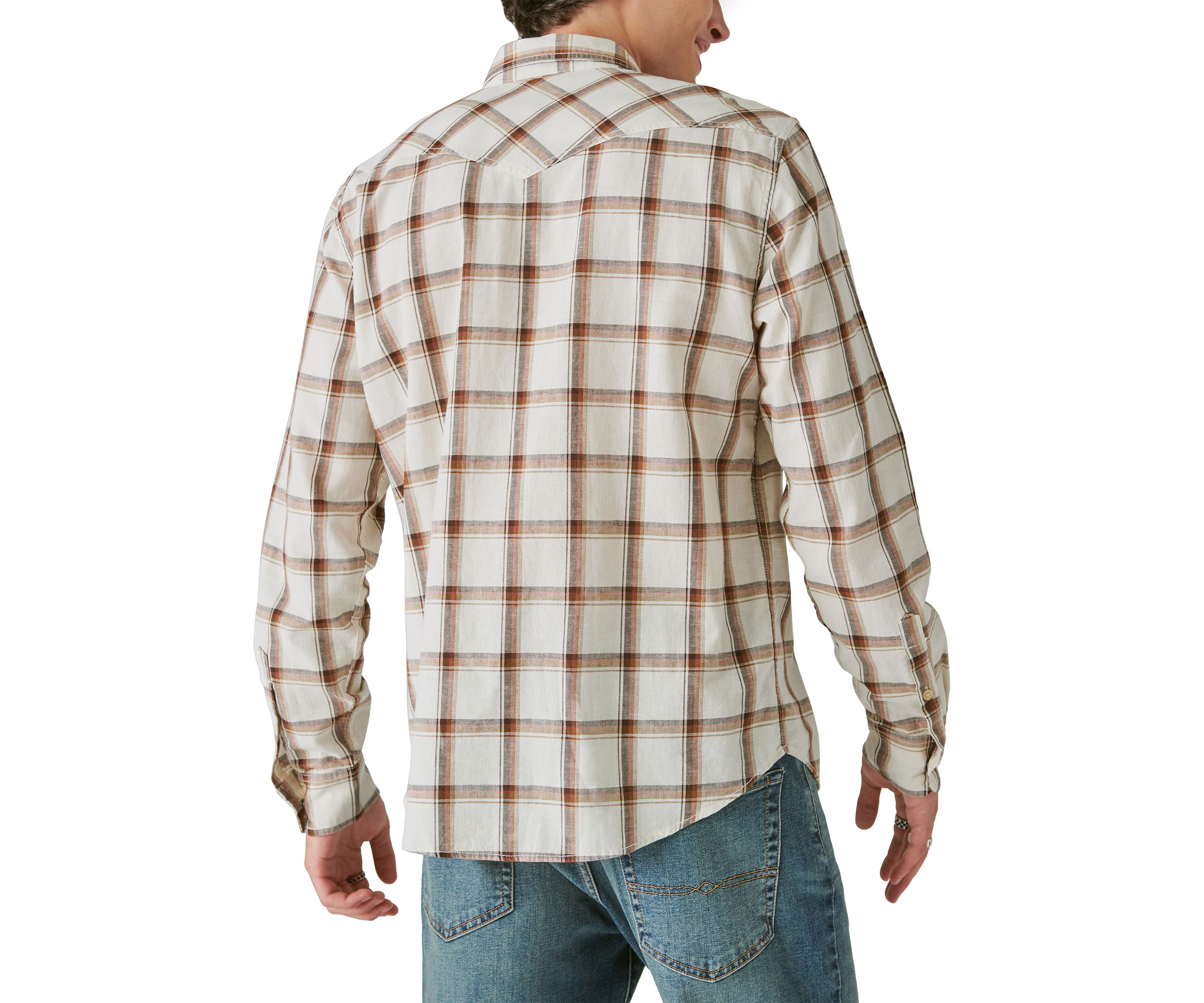Plaid Western Long Sleeve Shirt