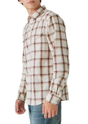 Plaid Western Long Sleeve Shirt