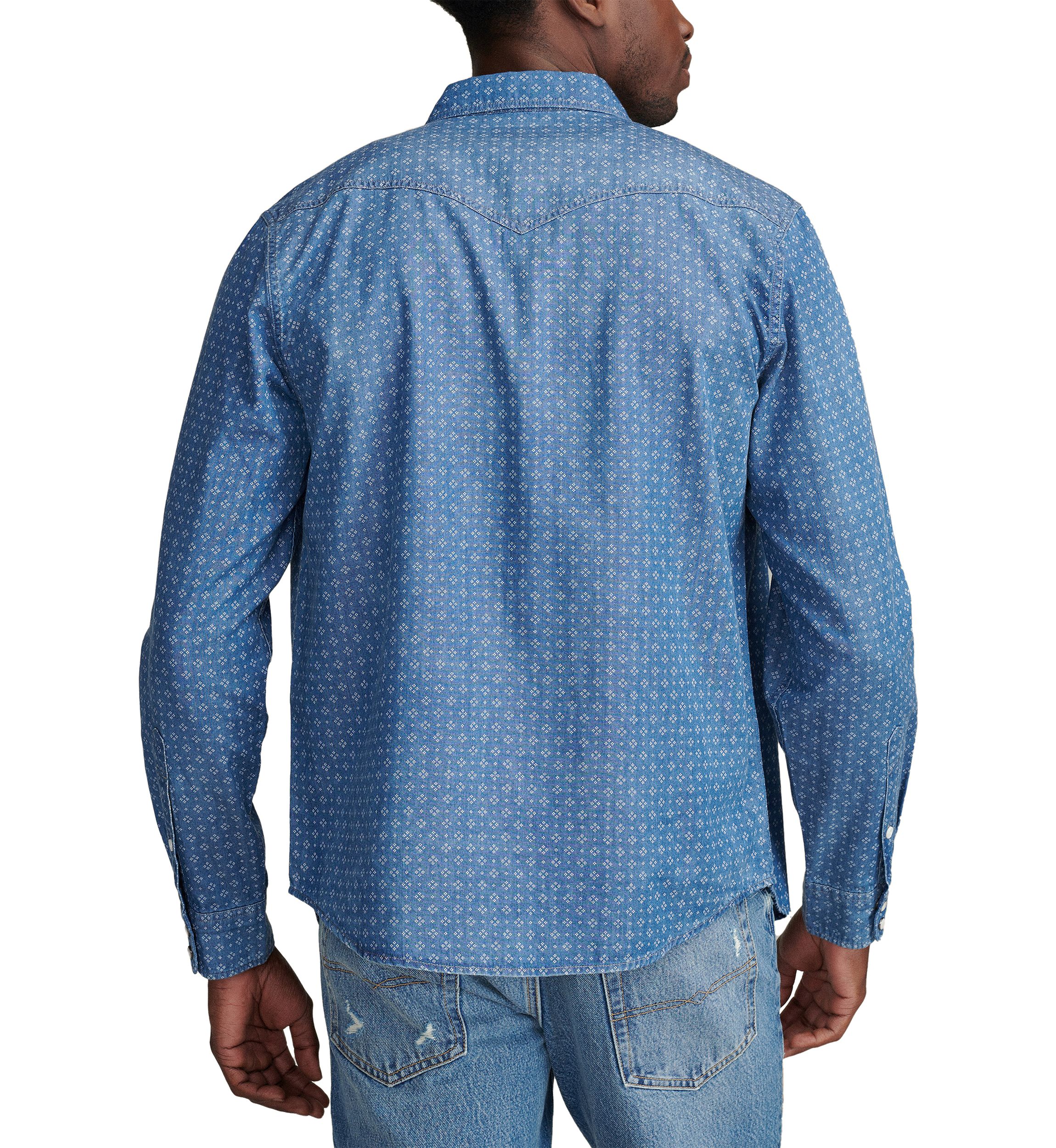 Printed Western Long Sleeve Shirt