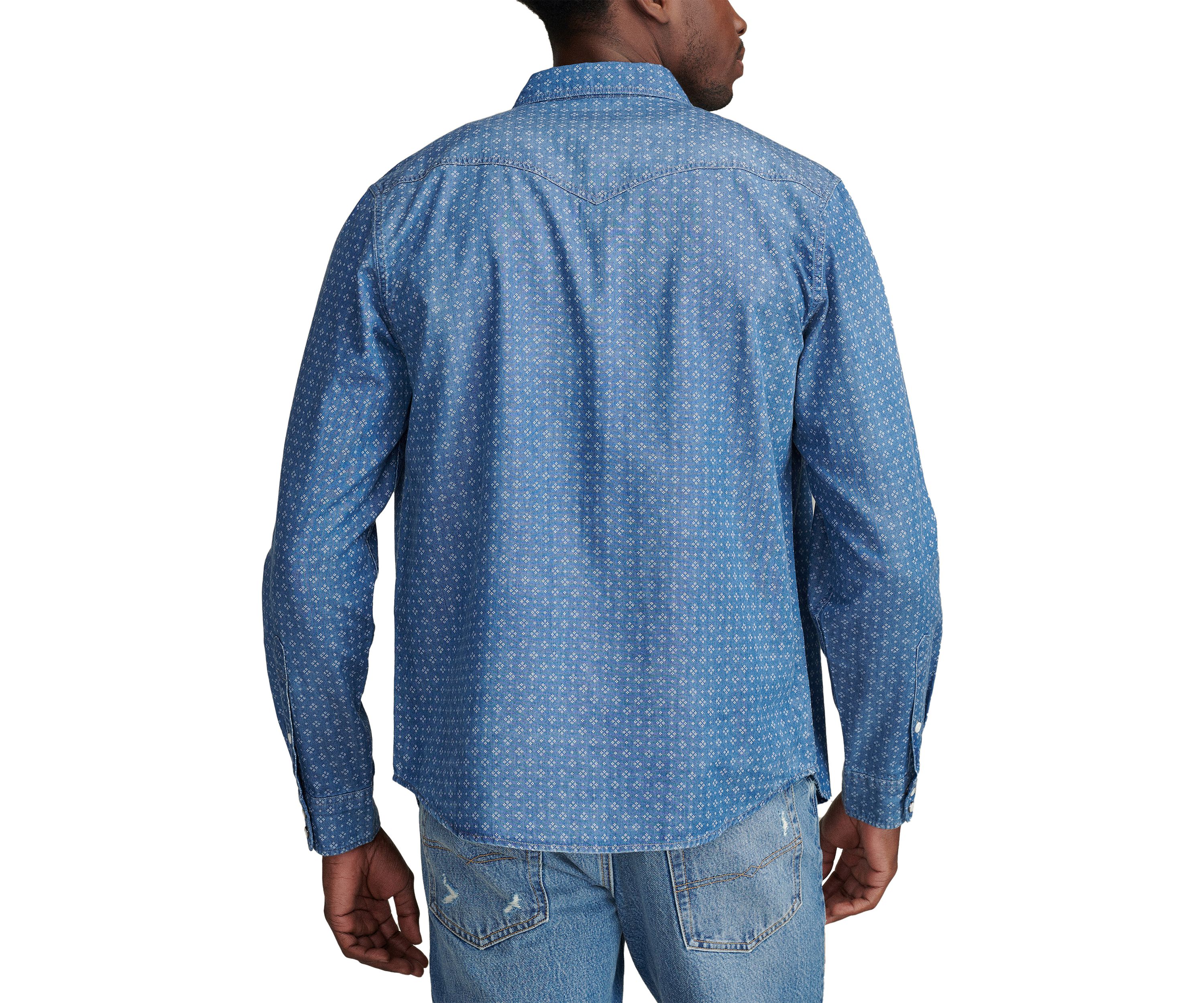 Printed Western Long Sleeve Shirt