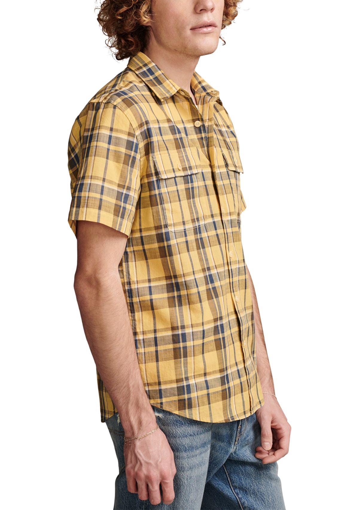 Plaid Short Sleeve Shirt