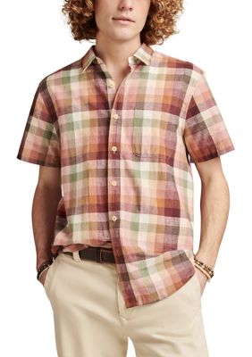 Lucky Brand Men's Multi-Plaid Button Up Shirt