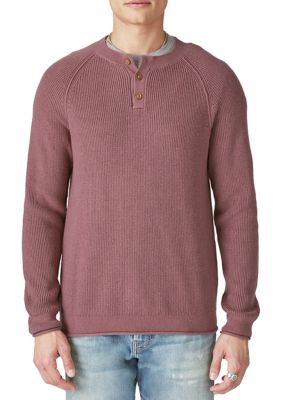 Lucky Brand Men's Cloud Soft V-Neck Sweater at  Men's