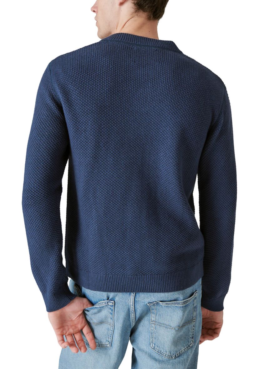 Cloud Soft Henley Sweater 