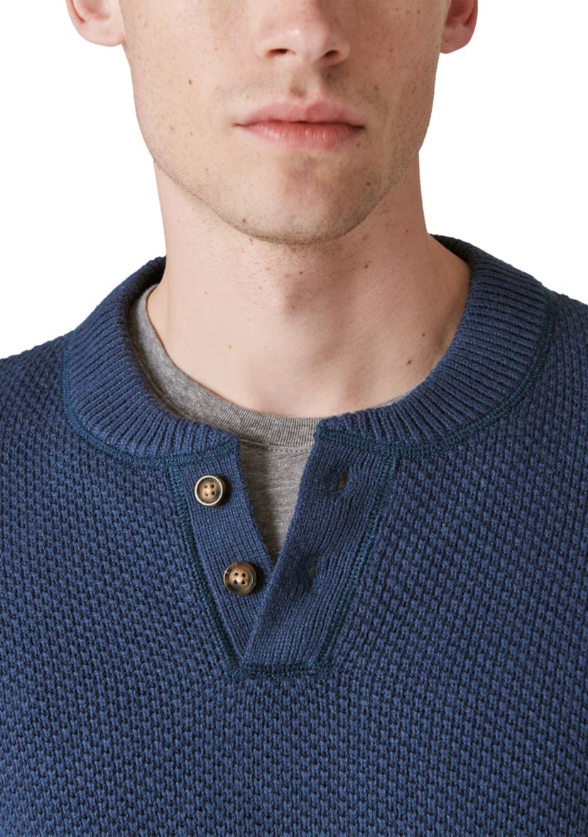 Cloud Soft Henley Sweater 