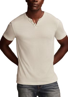 Lucky Brand Men's Venice Burnout Notch T-Shirt, 2XL