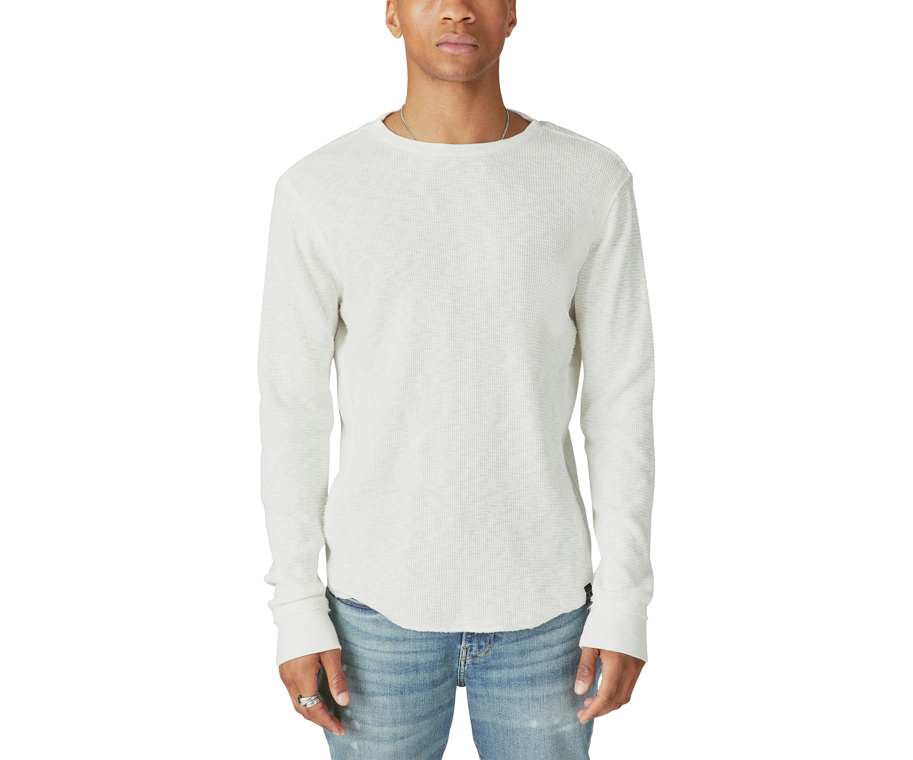 Garment Dyed Thermal Crew Neck Shirt