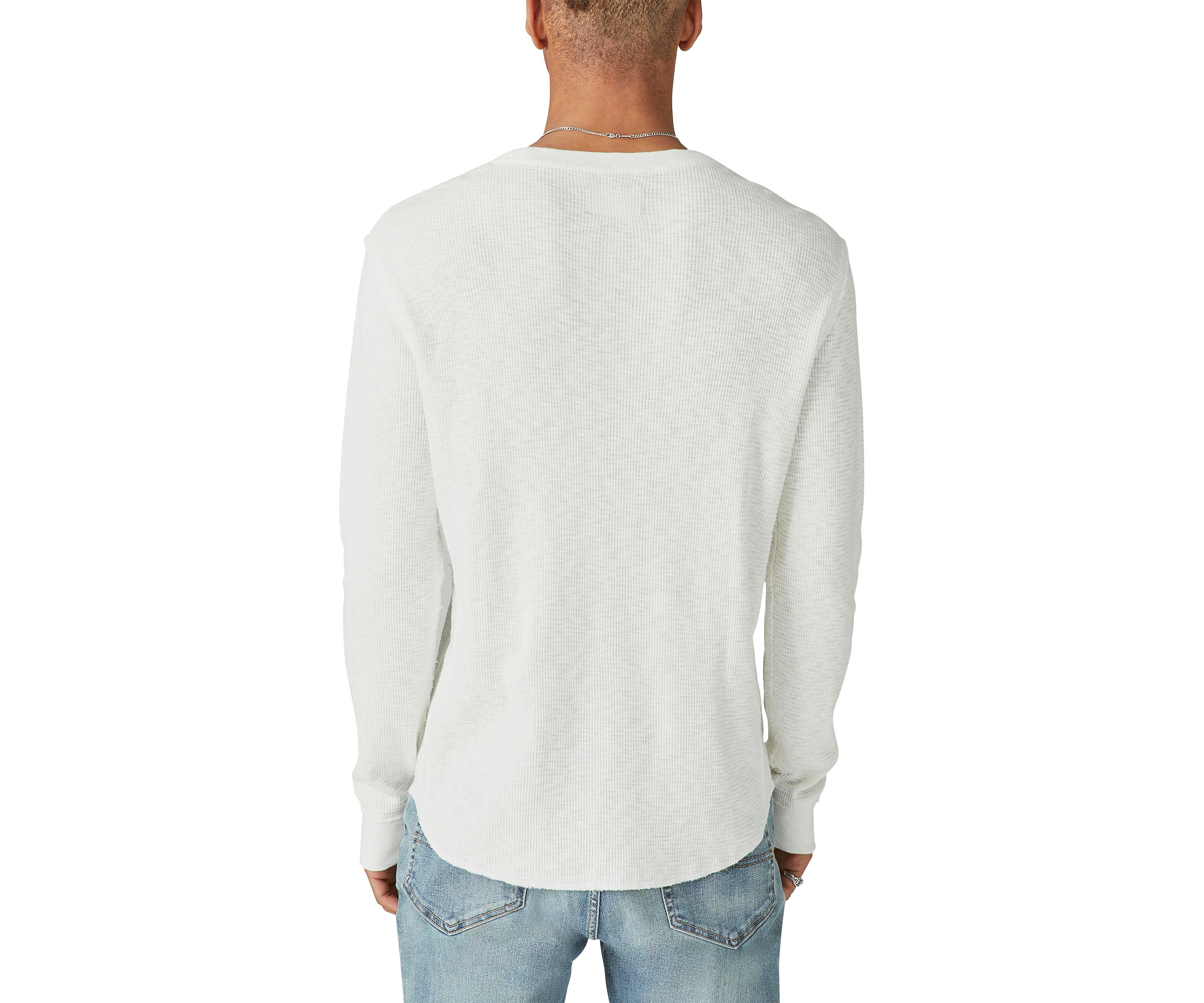 Garment Dyed Thermal Crew Neck Shirt