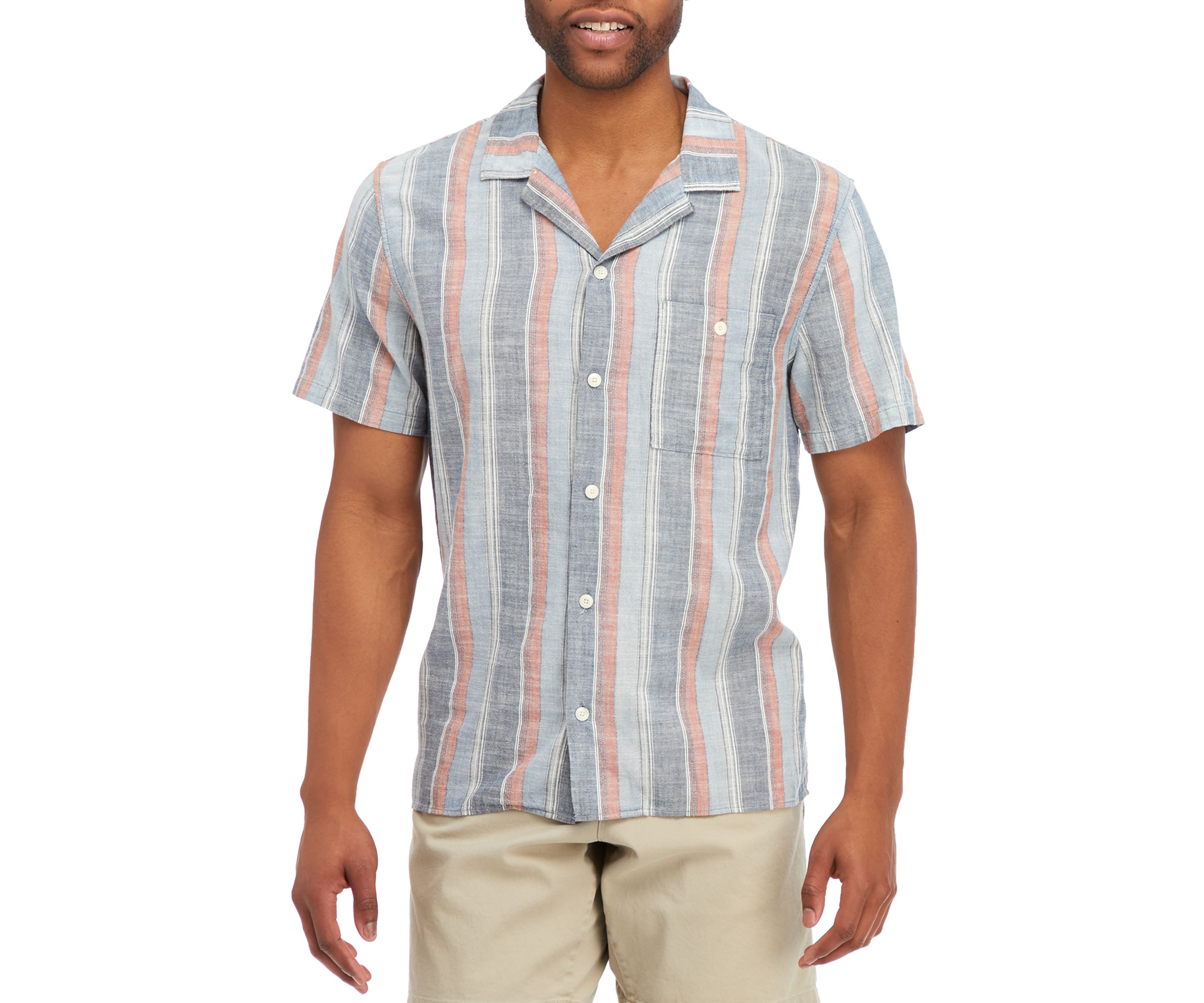 Polo Ralph Lauren Classic Fit 100% Linen Red Mens Short Sleeve Shirt $110